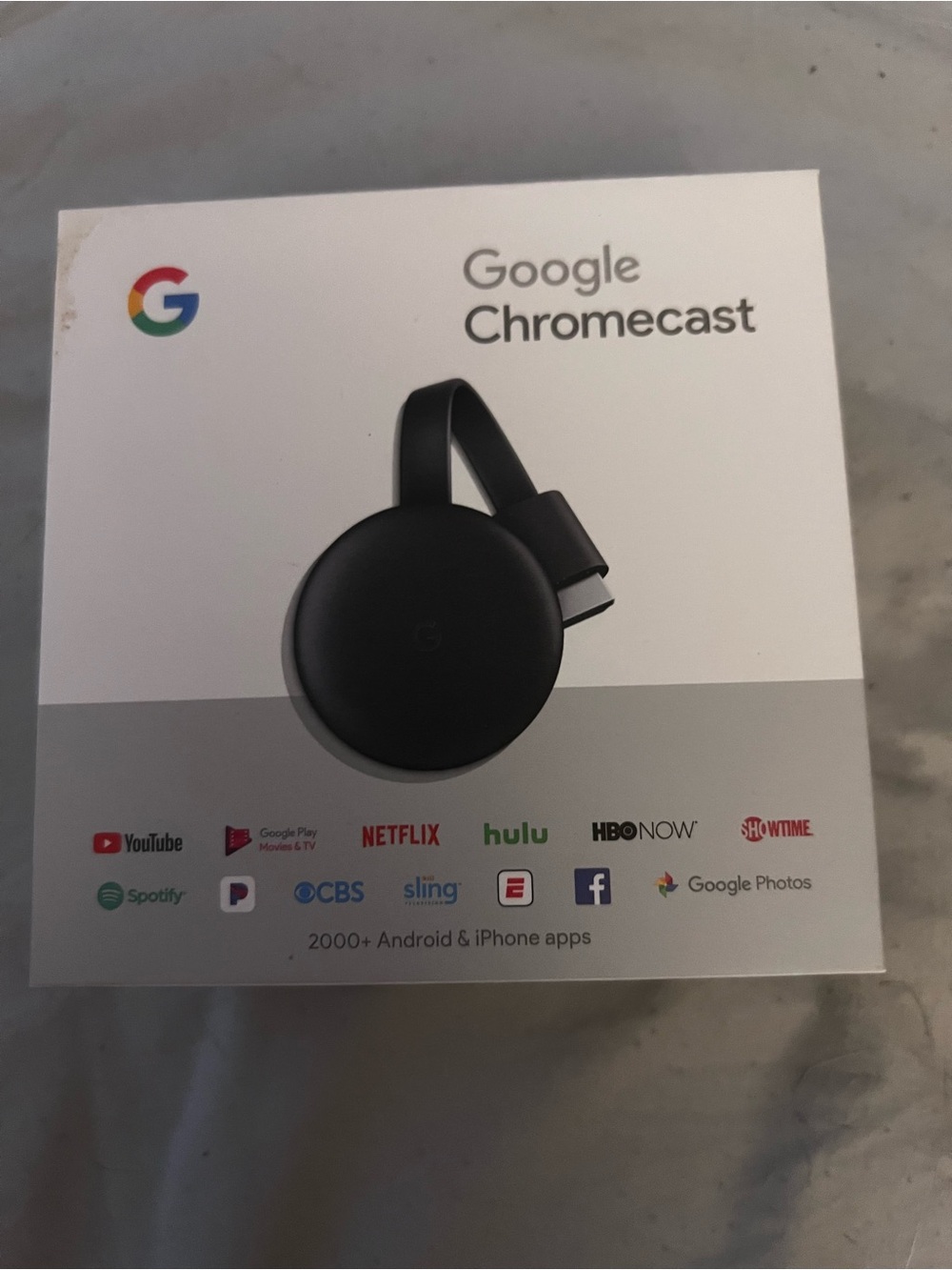 Google Chromecast - Black Streaming Dongle